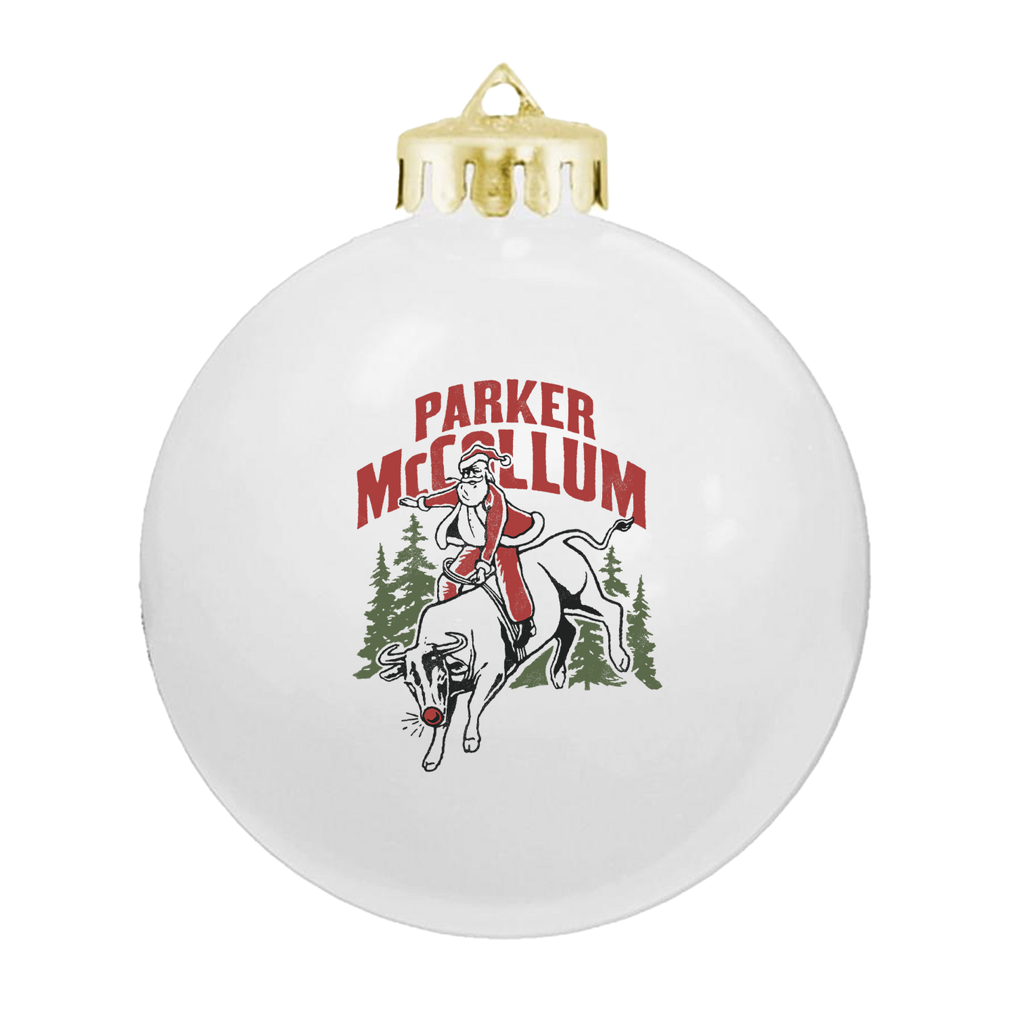 Santa Bull Ornament