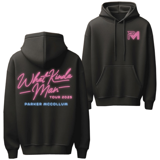 Black What Kinda Man Tour Hoodie