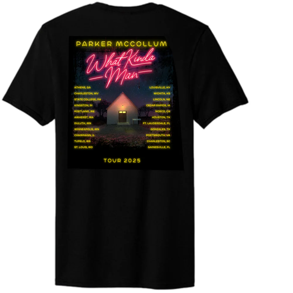 2025 What Kinda Man Black Tour Tee