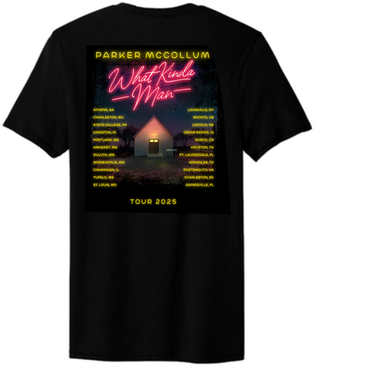2025 What Kinda Man Black Tour Tee