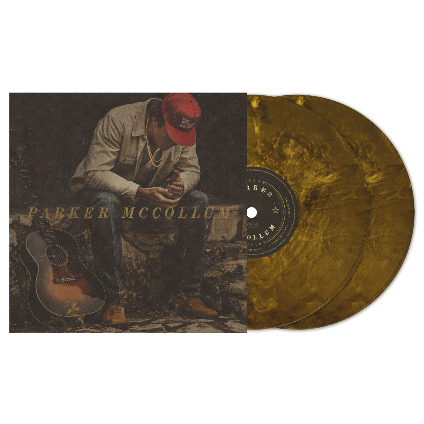 Parker McCollum - The Deluxe Edition - 2LP Gold Black Ice Vinyl