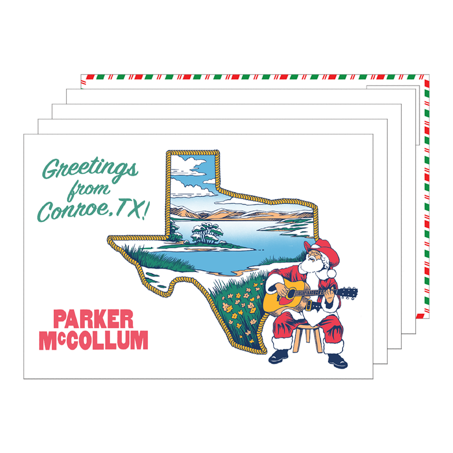 Greetings From Holiday Postcard - 5-Pack