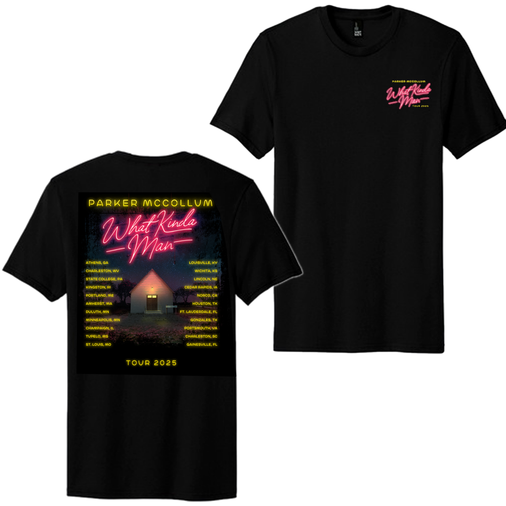 2025 What Kinda Man Black Tour Tee