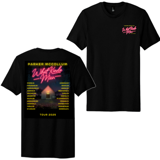 2025 What Kinda Man Black Tour Tee