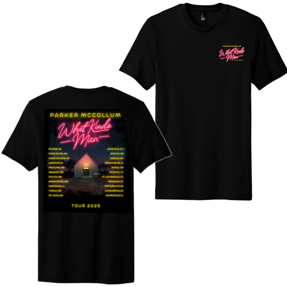 2025 What Kinda Man Black Tour Tee