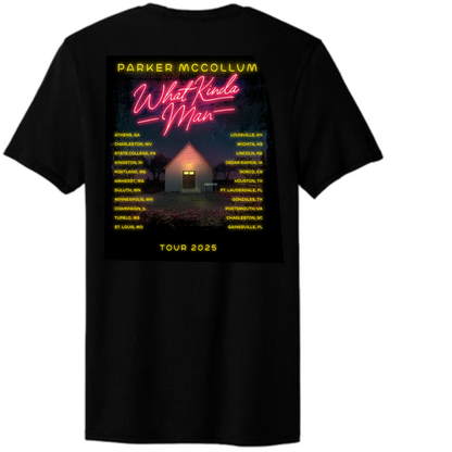 2025 What Kinda Man Black Tour Tee