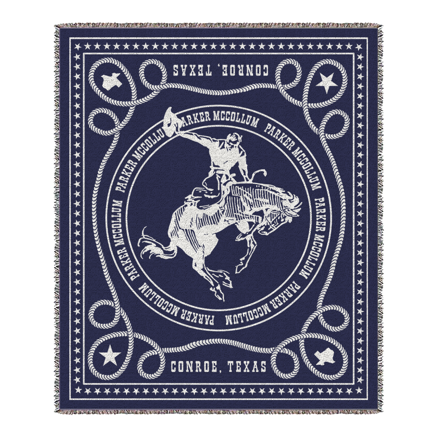 Cowboy Woven Blanket