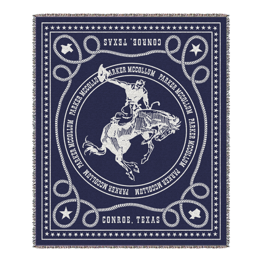 Cowboy Woven Blanket